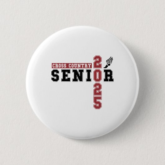 Senior Night Senior 2025 Abschluss Button (Vorderseite)
