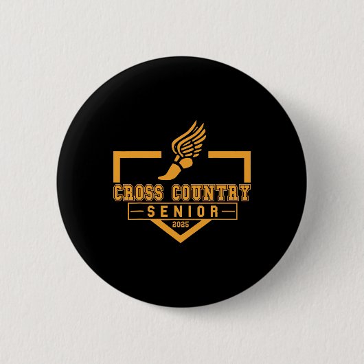 Senior Night Senior 2025 Abschluss Button (Vorderseite)