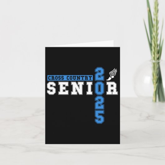 Senior Night Senior 2025 Abschluss Karte (Vorderseite)