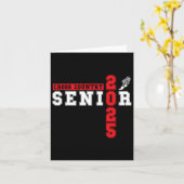 Senior Night Senior 2025 Abschluss Karte (Gelbe Blume)