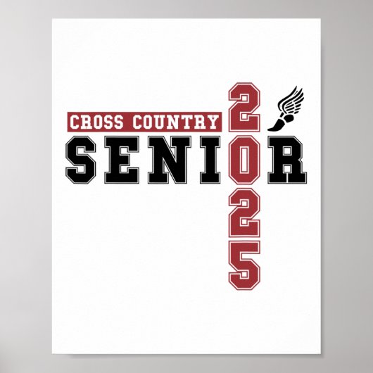 Senior Night Senior 2025 Abschluss Poster (Vorne)