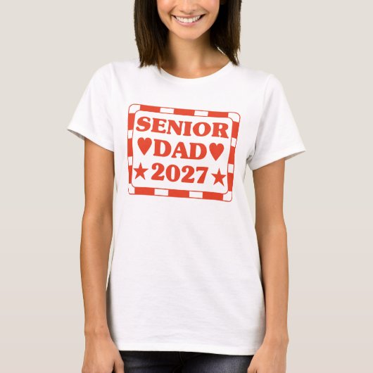 Senior Papa 2027 T-Shirt (Vorderseite)