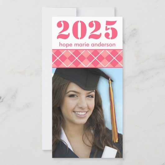 Senior Pictures - Abschluss-Fotokarte 2010 Ankündigung (Vorderseite)