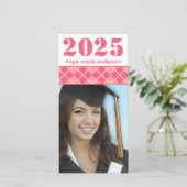 Senior Pictures - Abschluss-Fotokarte 2010 Ankündigung (Stehend Vorderseite)