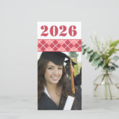 Senior Pictures - Abschluss-Fotokarte 2010 Ankündigung (Stehend Vorderseite)