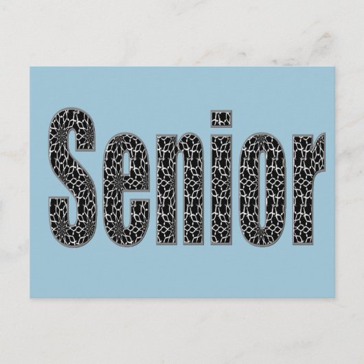 Senior Postcards Ändern die Hintergrundfarbe Postkarte (Vorderseite)