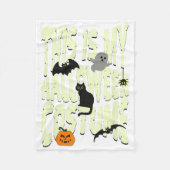 Senior Programmer Funny Halloween Party Fleecedecke (Vorderseite)