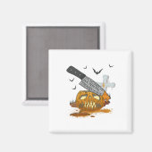 Senior Programmer Funny Halloween Party Magnet (Vorderseite/Rückseite)