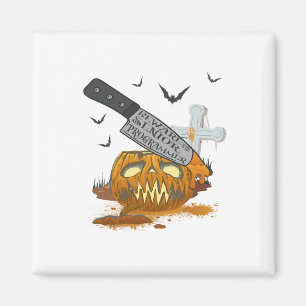 Senior Programmer Funny Halloween Party Magnet