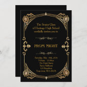 Senior Prom Nacht Einladung (Vorne/Hinten)