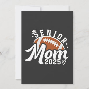 Senior Proud Mama 2025 Fantasy Football Graduate Einladung