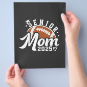 Senior Proud Mama 2025 Fantasy Football Graduate Flyer (Hand)