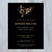 Senior Recital Music Concert Template Poster