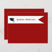 Senior Red Enclosure Cards Begleitkarte (Vorne/Hinten)