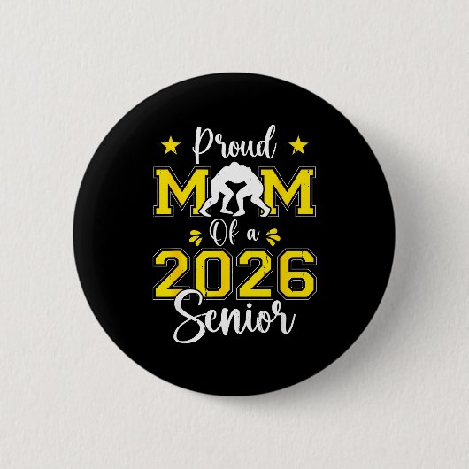 Senior-Ringer-Mutter 2026 Senior-Mutter Abschlussk Button (Vorderseite)