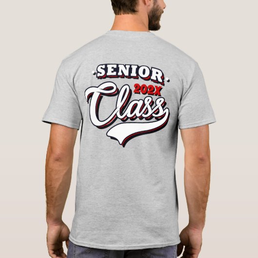 Senior Schließ class red T - Shirt (Rückseite)