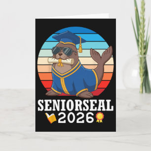 Senior Seal 2026 Cl Abschlussfeier der Schule mit  Karte