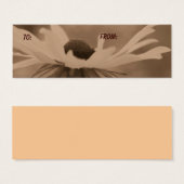 Senior Sepia Black Mit Augen Susan Blume Geschenk (Vorne & Hinten)