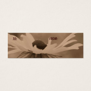 Senior Sepia Black Mit Augen Susan Blume Geschenk 