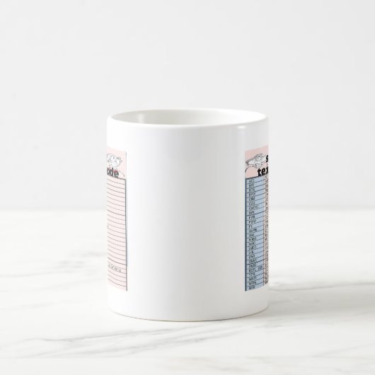 Senior simsen Code Kaffeetasse (Mittel)