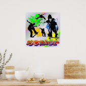 Senior - Skateboarding Poster (Küche)