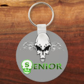 Senior - Skull Wings Schlüsselanhänger (Vorderseite)