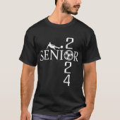 Senior Soccer Athlete Class of 2024 T-Shirt (Vorderseite)