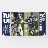 Senior Sport Lacrosse Outdoor Banner (Horizontal)