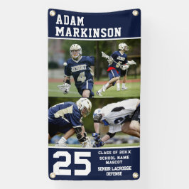 Senior Sport Lacrosse Outdoor Banner