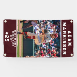 Senior Sport Softball Outdoor Banner