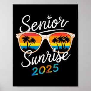 Senior Sunrise 2025 Zurück zur Schule Erster Schul Poster