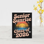 Senior Sunrise 2026 High School 12. Zwölfte Klasse Karte (Gelbe Blume)