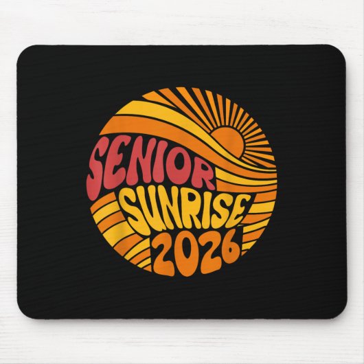 Senior Sunrise 2026 High School 12. Zwölfte Klasse Mousepad (Vorne)