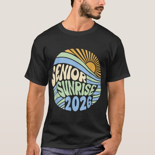 Senior Sunrise 2026 High School 12. Zwölfte Klasse T-Shirt (Vorderseite)
