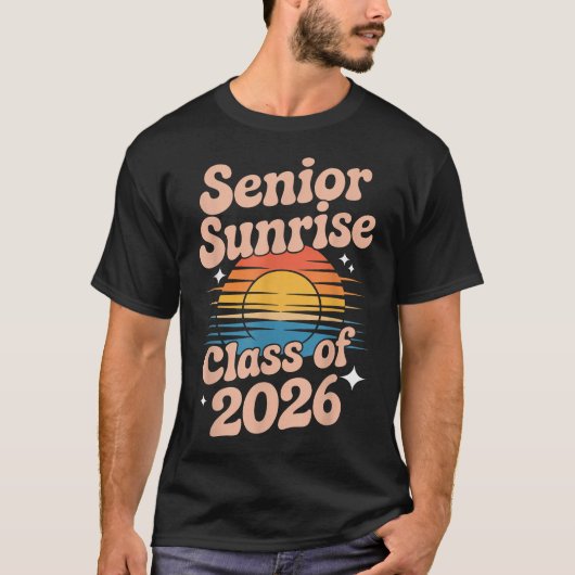 Senior Sunrise 2026 High School 12. Zwölfte T-Shirt (Vorderseite)