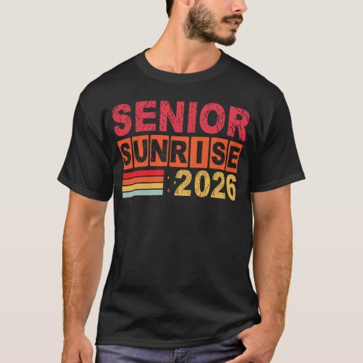 SENIOR SUNRISE 2026 Senioren des Abschlusses der K T-Shirt (Vorderseite)