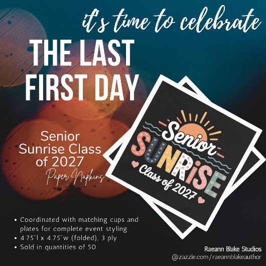 Senior Sunrise 2027 Papiertücher Serviette