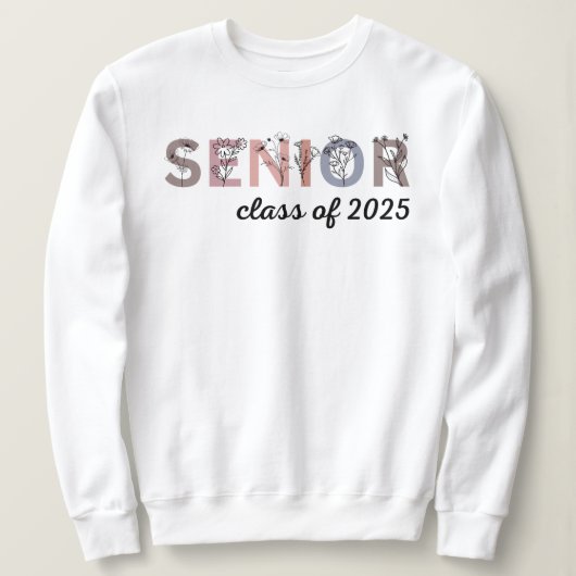 Senior Sweatshirt, Class of 2025 Sweatshirt , (Design vorne)