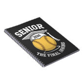 Senior the Final Inning 2026 Softball Abschluss Notizblock (Rechte Seite)