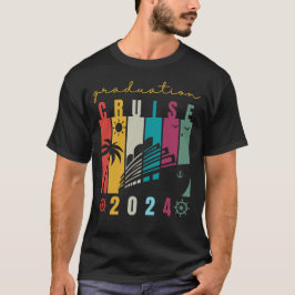 Senior Trip Cruise Abschluss Aw Ship Palm Tree T-Shirt