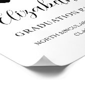 Senior Uni-Abschluss Party Begrüßungsabsolvent Poster (Ecke)