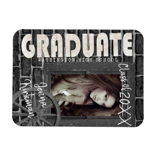 Senior Urban Grad Magnet (Horizontal)