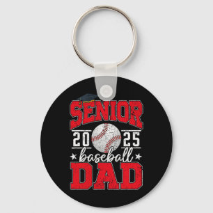 Senior Vater 2025 Baseball Cl of 2025 Funny Gradua Schlüsselanhänger