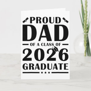 Senior-Vater 2026 Stolzer Vater eines Absolventen  Karte