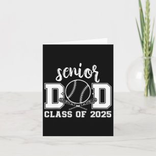 Senior Vater Baseball 2025 Cl von 2025 Proud Vater Karte