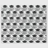 Senior Vibes 2025 Geschenkpapier (Flach)