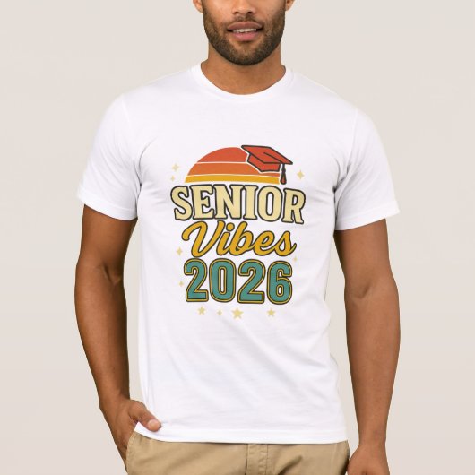 Senior Vibes 2026 – Graduation T-Shirt Design   (Vorderseite)