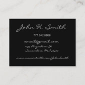 Senior Visitenkarte mit Ihren Fotos (Rückseite)