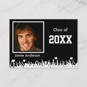 Senior Visitenkarte mit Ihren Fotos Telefonnummerkarte