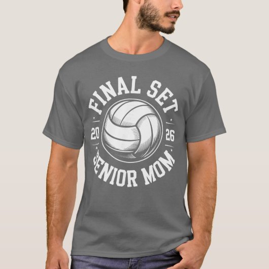 Senior Volleyball Class of 2026he Final Set Gradua T-Shirt (Vorderseite)